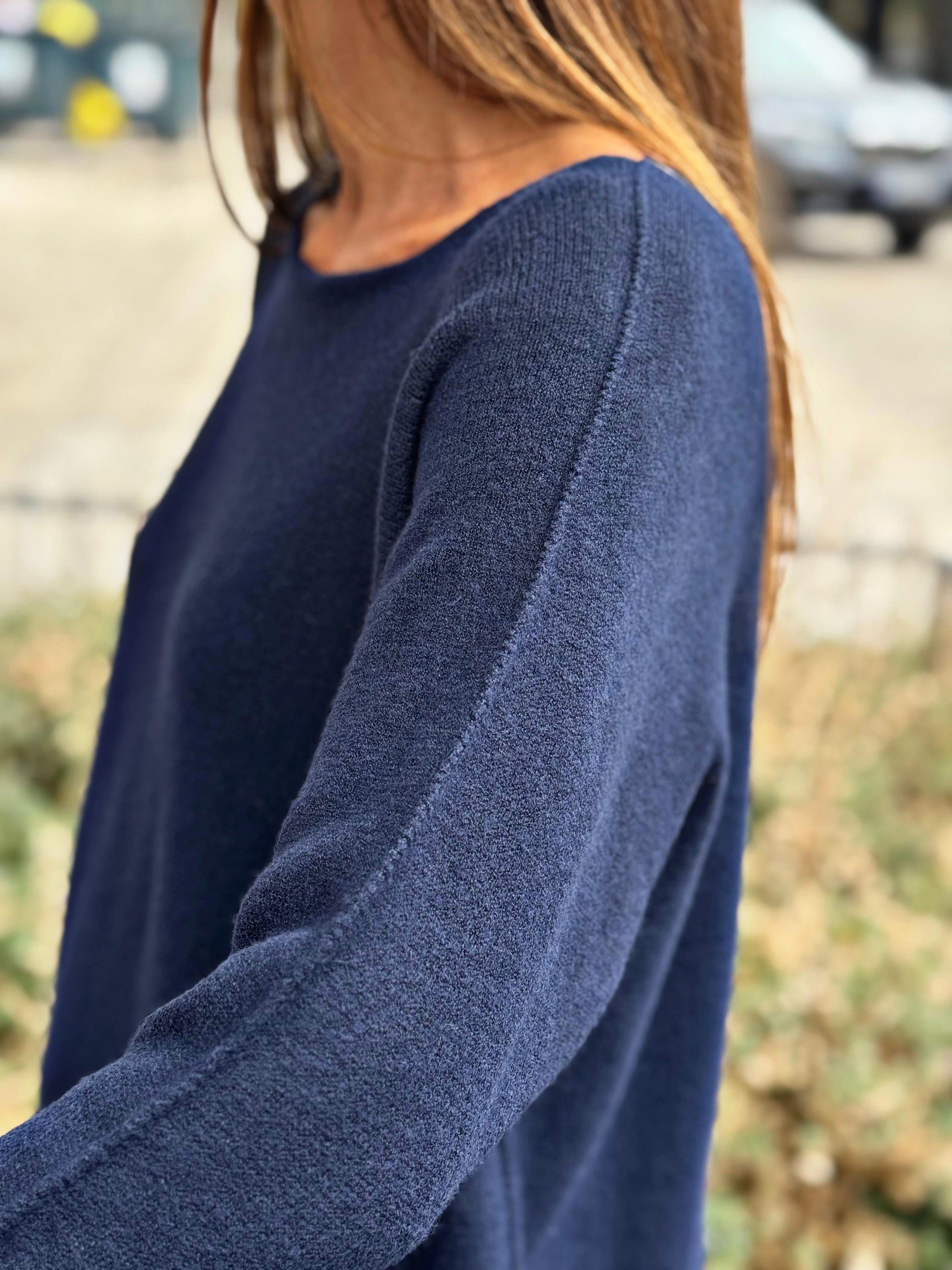 Pull doux LINO Marine