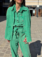 Charger l'image dans la galerie, Veste/Surchemise Verte effet délavé - NYSA

