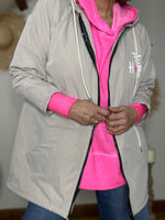 Charger l'image dans la galerie, Blouson léger BE HAPPY Beige
