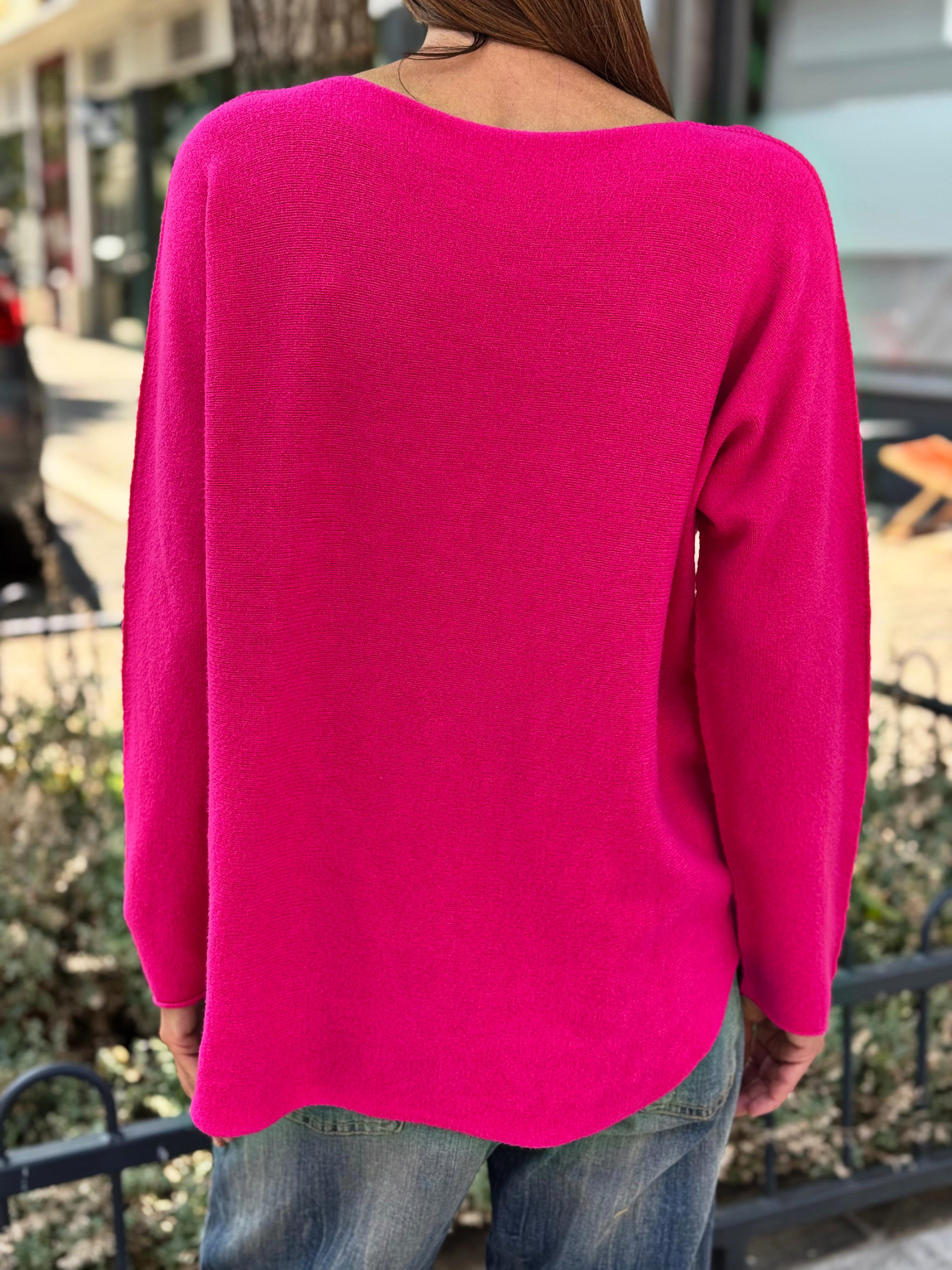 Pull doux LINO Fuchsia