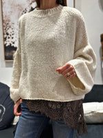 Charger l&#39;image dans la galerie, Pull CALINE Ecru
