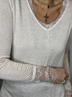 Charger l'image dans la galerie, Tee shirt AURA Beige
