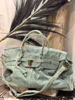 Charger l&#39;image dans la galerie, Sac ZARO jeans bleu clair

