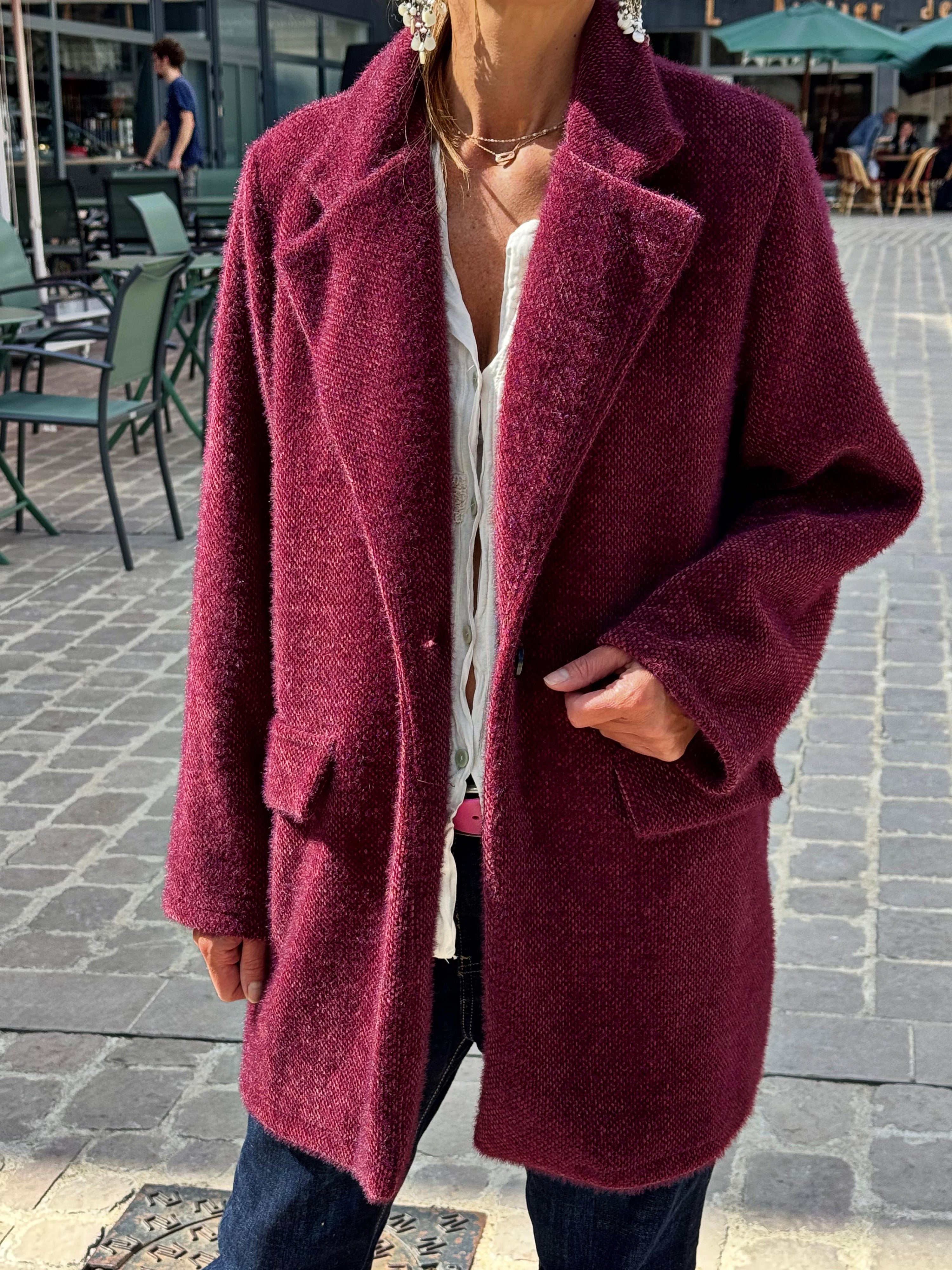 Manteau VIRGIL Bordeaux