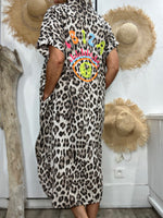 Charger l'image dans la galerie, Robe chemise IBIZA Beige
