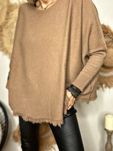 Pull tout doux ZACARI Camel