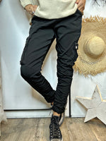 Charger l&#39;image dans la galerie, Pantalon CARGO Noir
