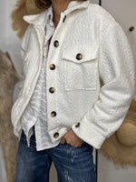 Charger l'image dans la galerie, Blouson bouclette GAB Ecru
