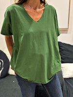 Charger l'image dans la galerie, Tee shirt uni LORIS Vert bouteille
