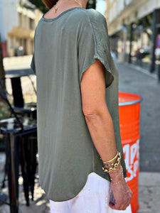 Top LIVIA Kaki