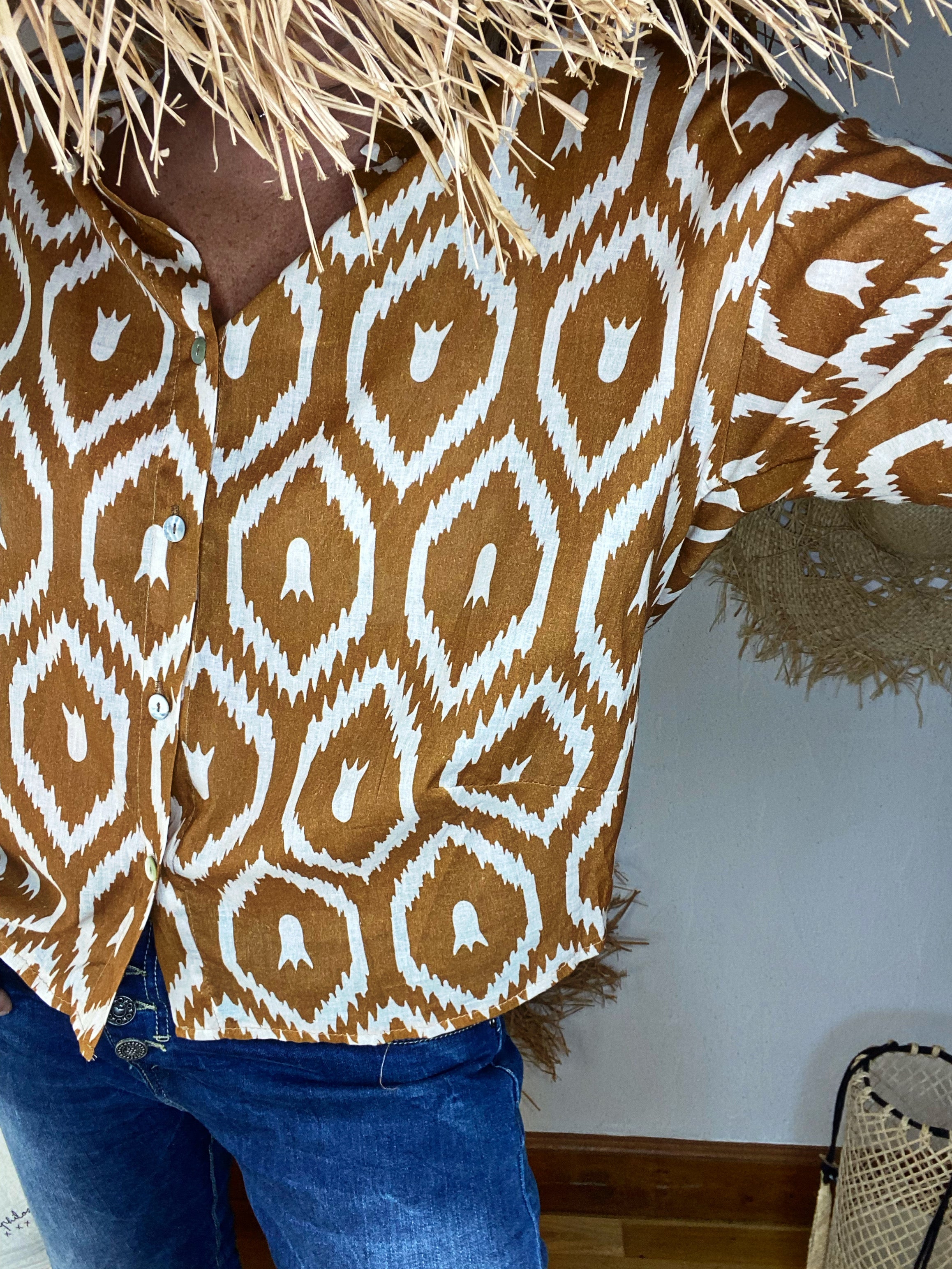 Chemise CHARLOTTE Camel