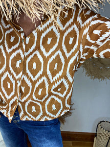 Chemise CHARLOTTE Camel