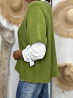 Charger l'image dans la galerie, Pull doux LALY Vert olive

