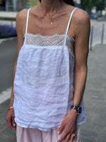 Charger l'image dans la galerie, Top lin AZELIA Blanc
