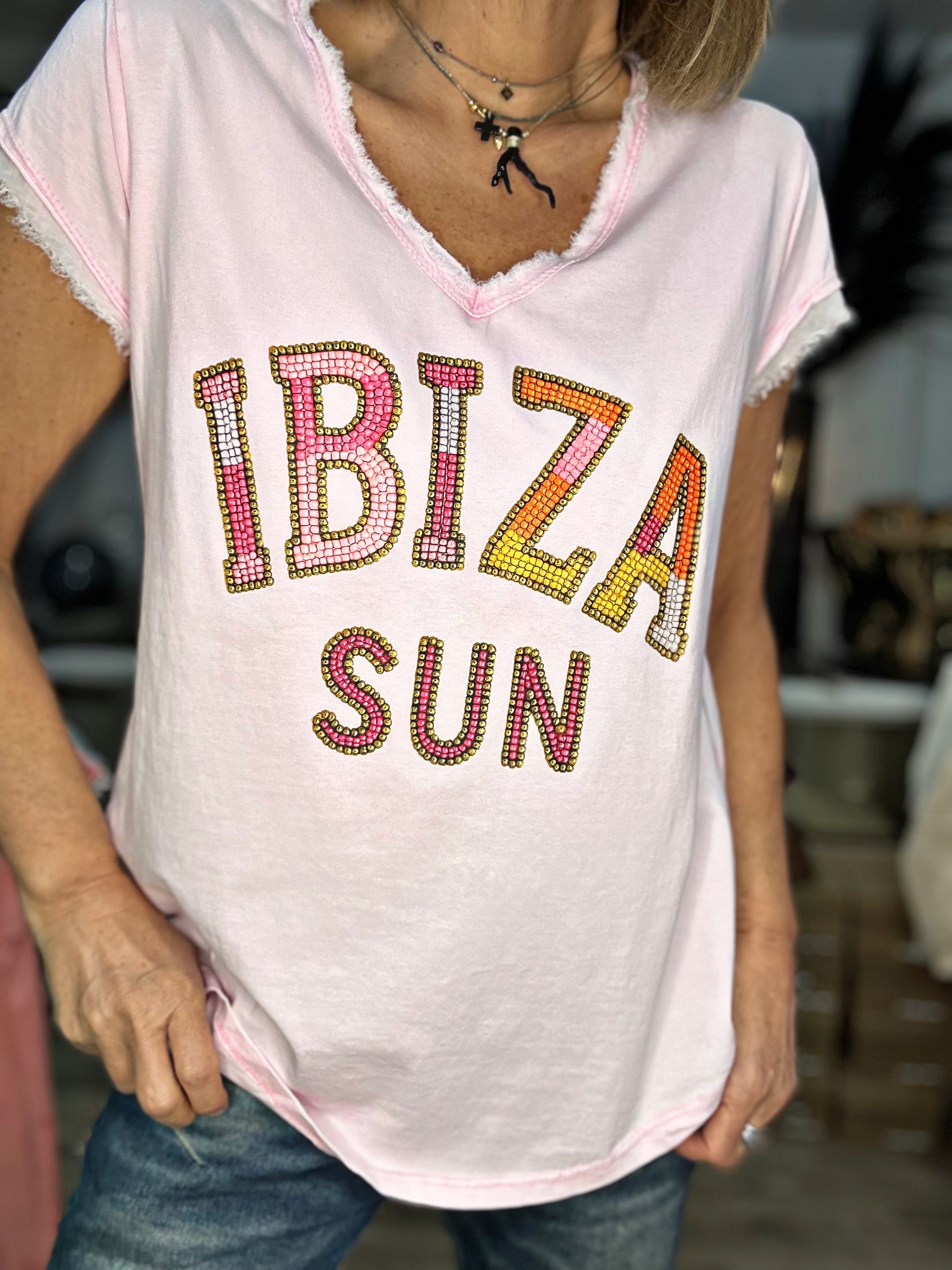 Tee shirt IBIZA SUN Rose