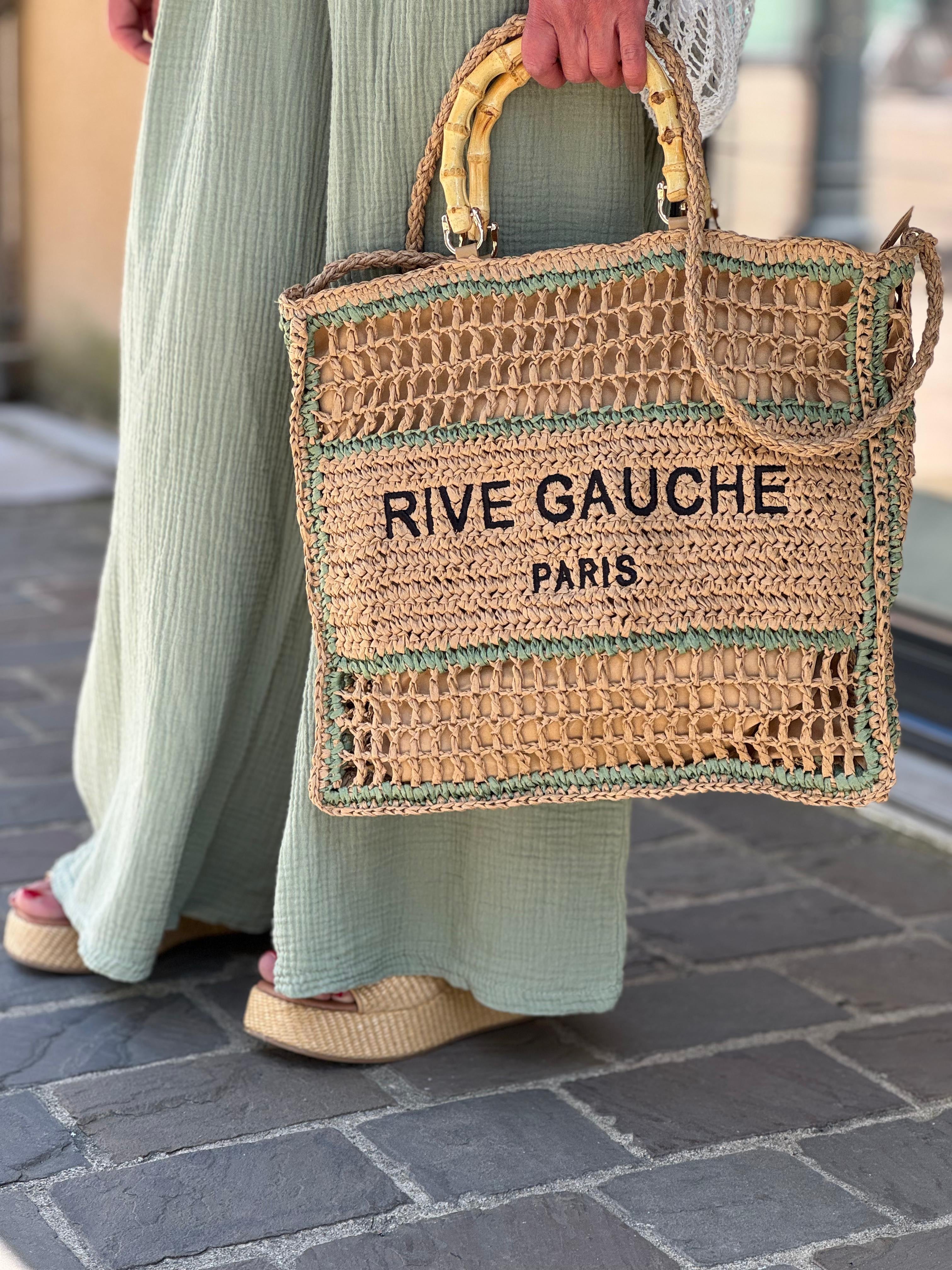 Sac RIVE GAUCHE Naturel/Vert