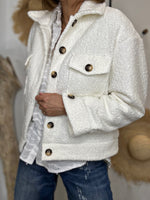 Charger l'image dans la galerie, Blouson bouclette GAB Ecru
