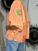 Charger l'image dans la galerie, Blouse imprimée Orange - 46
