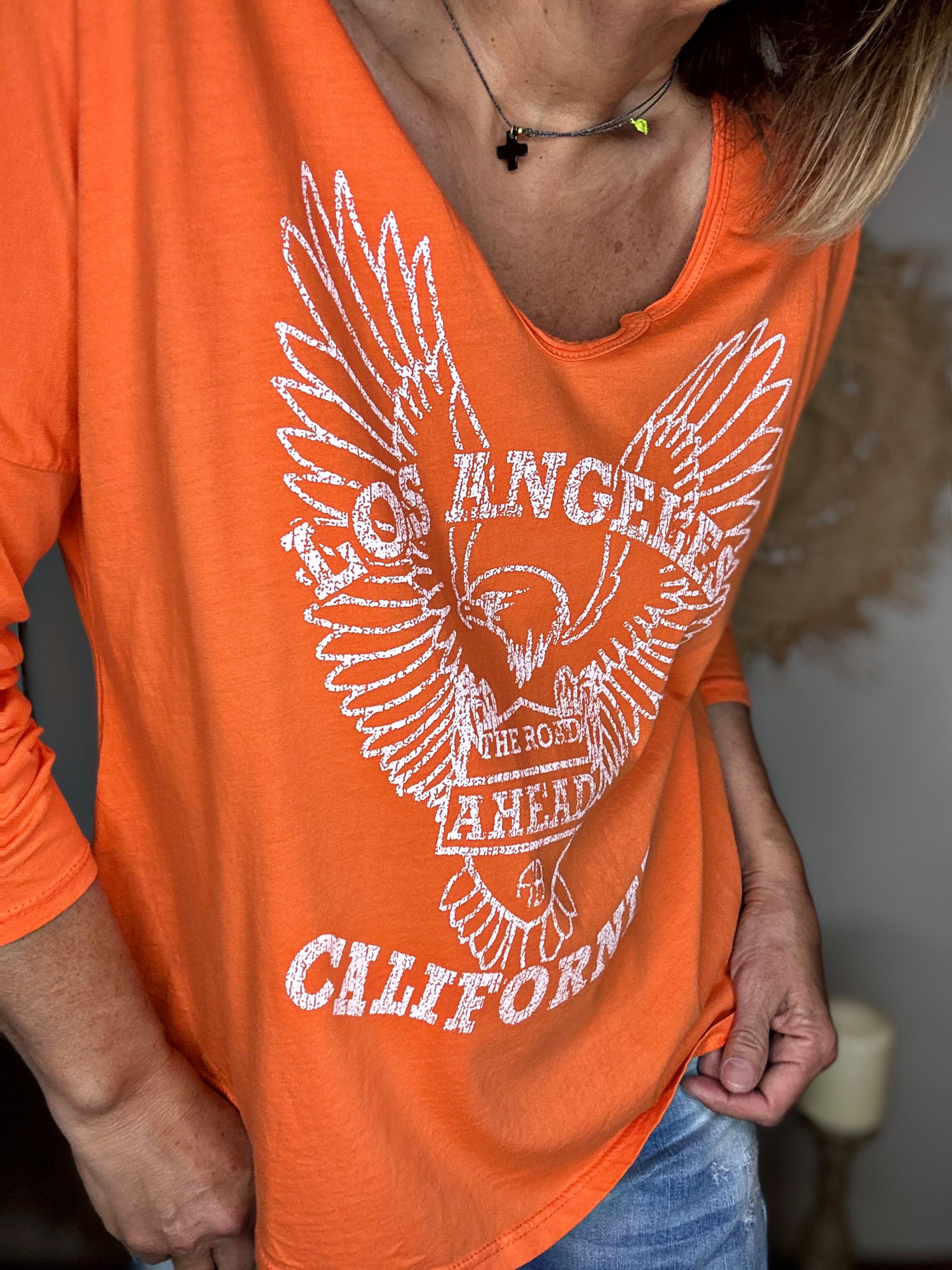 Tee shirt CALIFORNIA Orange