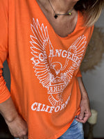Charger l&#39;image dans la galerie, Tee shirt CALIFORNIA Orange
