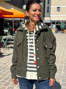 Blouson bouclette GAB Kaki