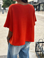 Charger l'image dans la galerie, Pull doux LALY Orange
