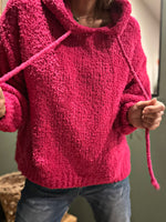 Charger l&#39;image dans la galerie, Pull à capuche RIVA Fuchsia
