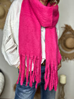 Charger l&#39;image dans la galerie, Echarpe SOPHIE Fuchsia
