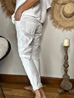 Charger l&#39;image dans la galerie, Pantalon magique TALLY Blanc
