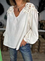 Charger l&#39;image dans la galerie, Blouse MARCO Ecru
