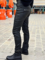 Charger l&#39;image dans la galerie, Pantalon simili cuir MAX Noir
