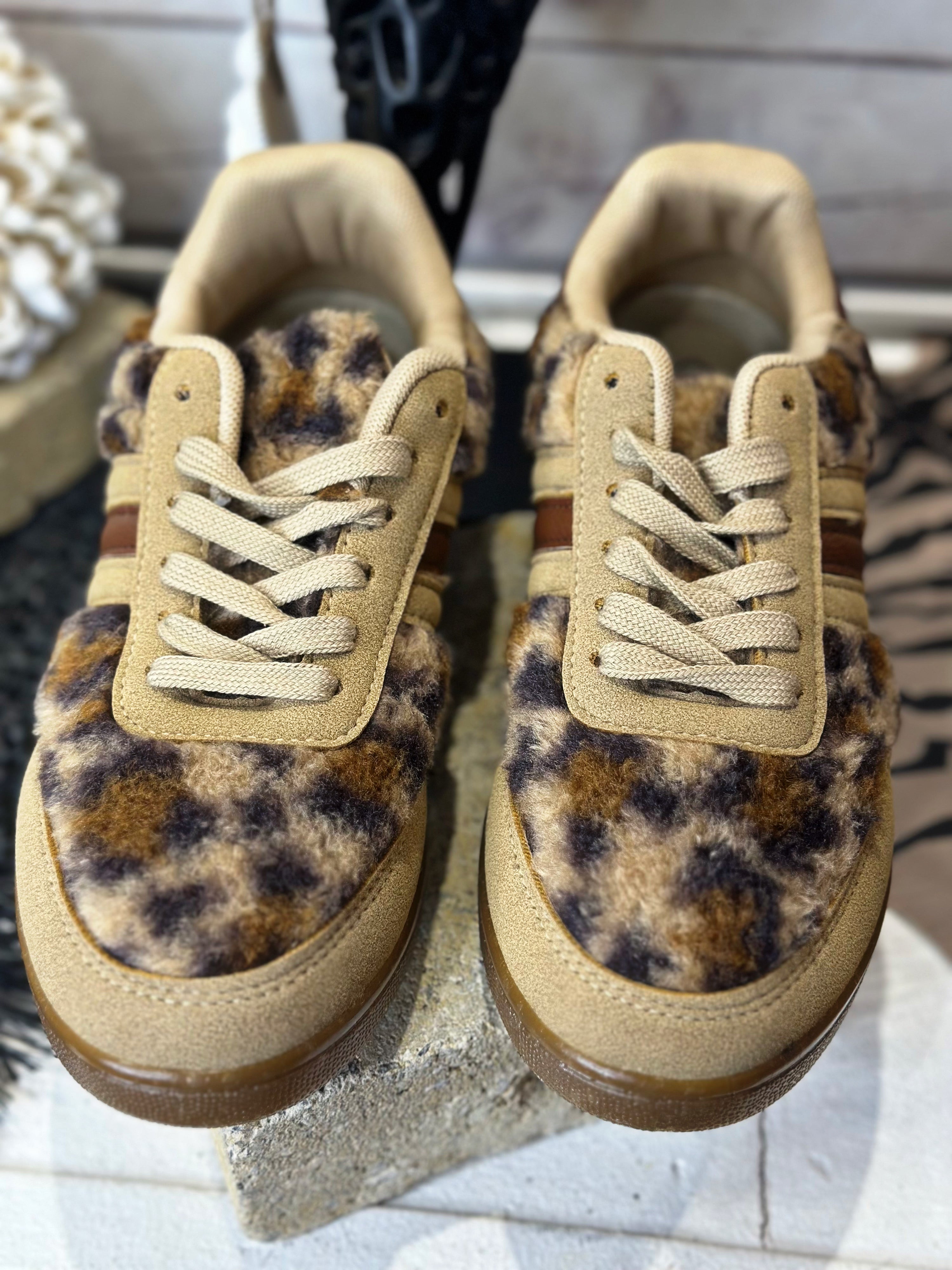 Baskets KENZA Léopard