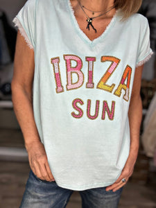 Tee shirt IBIZA SUN Aqua