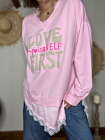 Charger l'image dans la galerie, Sweat fin ALBA Rose
