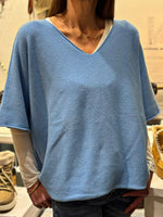 Charger l'image dans la galerie, Pull doux LALY Bleu
