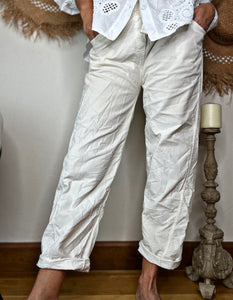 Pantalon PIERO Ecru