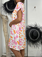 Charger l'image dans la galerie, Robe BICHETTE Rose malabar/Orange
