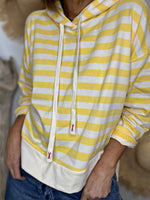 Charger l'image dans la galerie, Sweat fin à capuche RIVAGE Jaune
