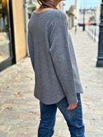 Charger l&#39;image dans la galerie, Pull doux TAO Gris
