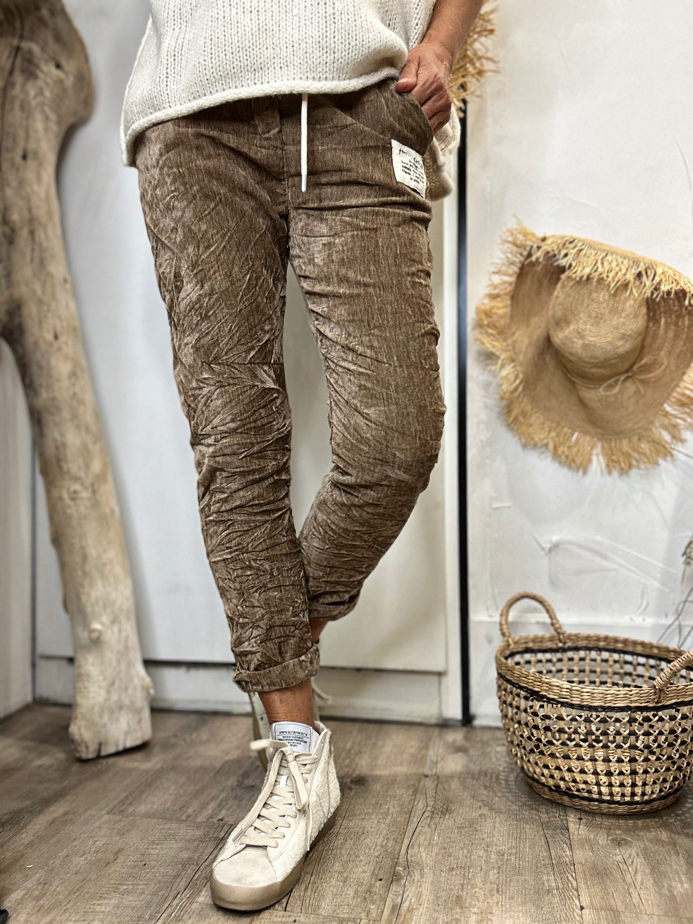 Pantalon NAHO Taupe