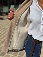 Charger l&#39;image dans la galerie, Gilet sans manche BASILE Beige/Choco
