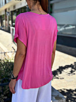 Charger l&#39;image dans la galerie, Top LIVIA Fuchsia
