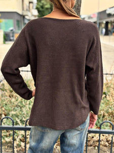 Pull doux TAO Chocolat
