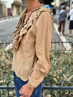 Charger l&#39;image dans la galerie, Blouse SERENA Camel
