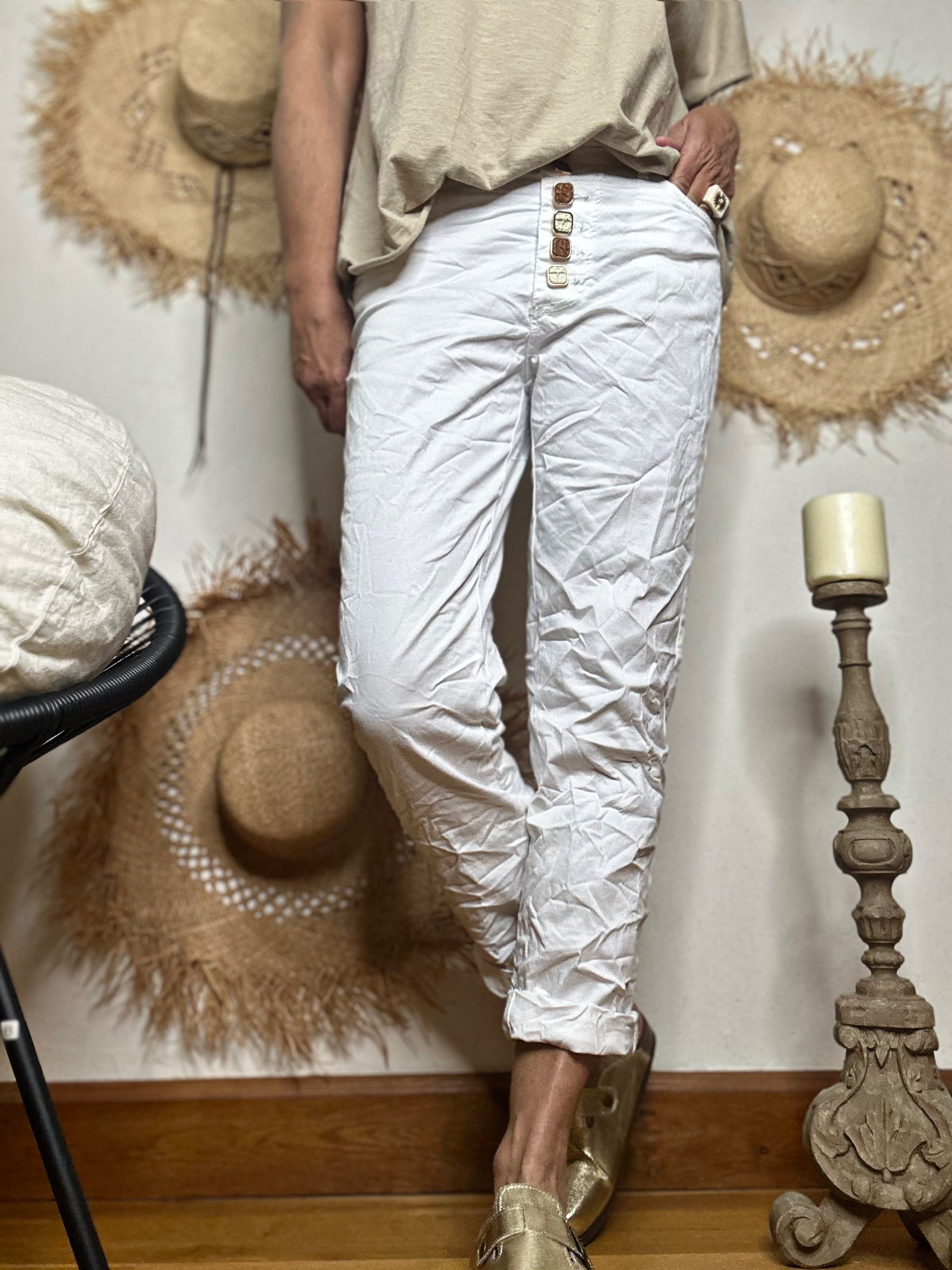 Pantalon NOHE Blanc