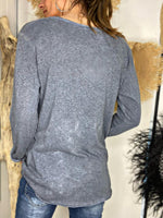 Charger l&#39;image dans la galerie, Pull fin ou Tee shirt épais LEON Bleu jeans
