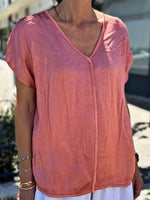 Charger l&#39;image dans la galerie, Top LIVIA Terracotta rosé
