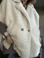 Charger l'image dans la galerie, Blouson/Cape PABLO Beige clair
