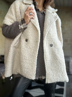 Charger l'image dans la galerie, Blouson/Cape PABLO Beige clair
