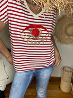 Charger l&#39;image dans la galerie, Tee Shirt OLHO Rouge
